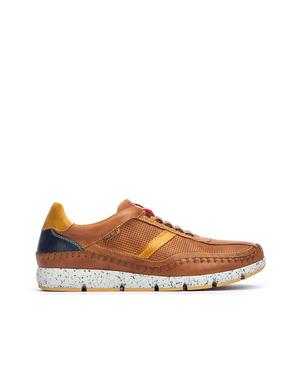 men's fine leather sneaker