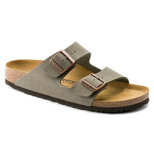 classic leather-like sandal, contoured cork-latex footbed and an EVA sole with adjustable straps and a suede footbed lining add to the ultimate comfort.