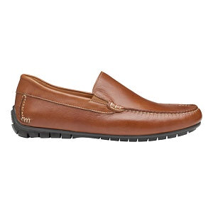men's moccasin style leather slip on