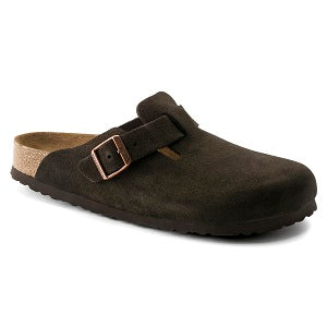 BNIB Birkens1tock buy Boston Suede Clogs Taupe Size 39