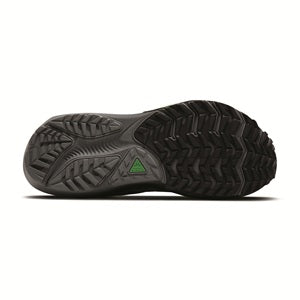 Men's grey and black trail running shoe