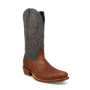 Twisted X 13" Exotic Full Quill Ostrich Men's Western Boot Square Toe