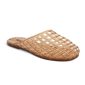 women's woven jelly sandal