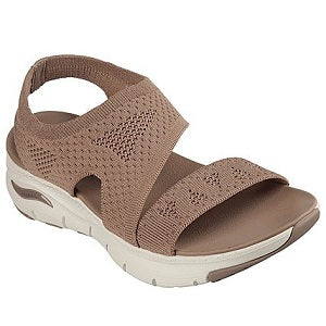 breathable, stretch knit upper and cushioned footbed sandals 