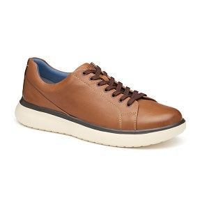 men's lace up comfort leather sneaker