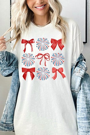 Colorbear Fireworks &amp; Bows Tee
