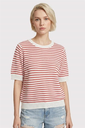 Staccato Crew Neck Striped Sweater