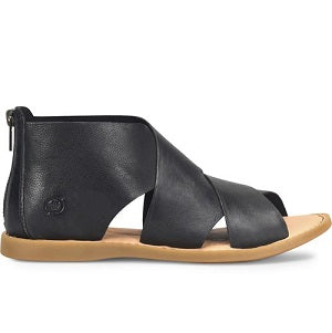 ultra-soft leather bag zip sandal