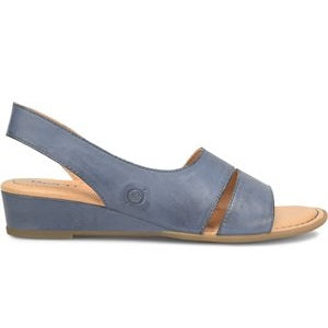 sling back sandal luxuriously crafted with incredibly soft Italian leather