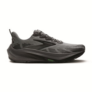 Men's  grey and black trail running shoe