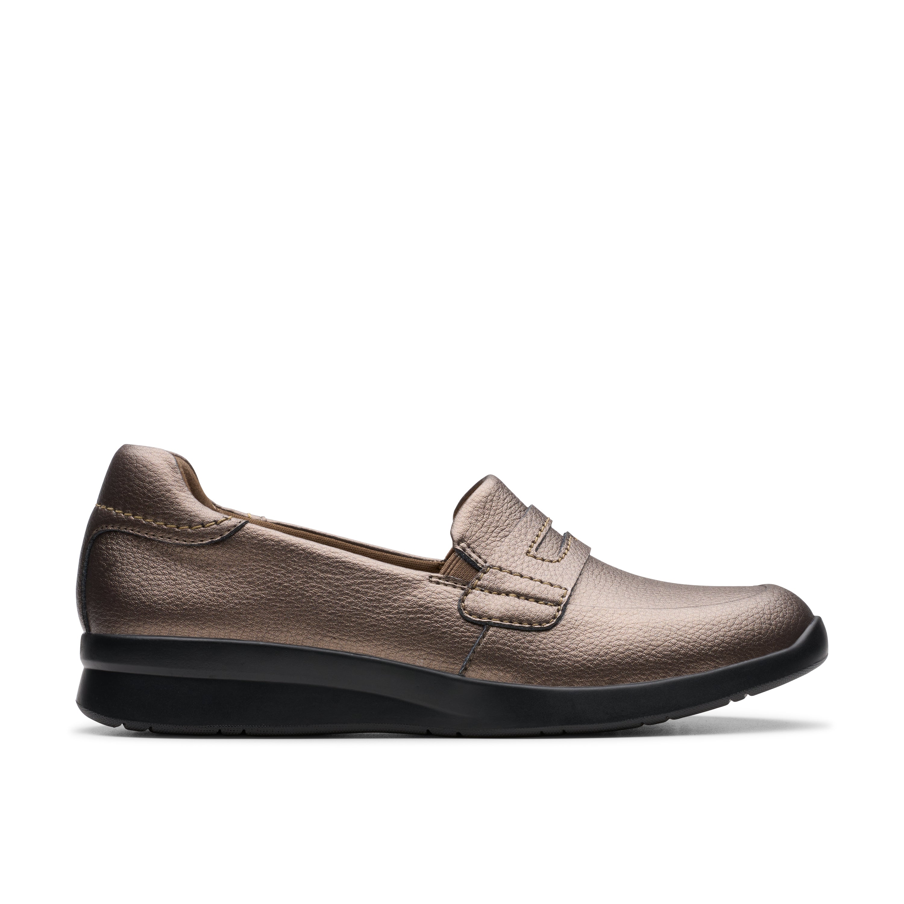 Clarks metallic shoes online