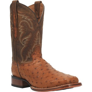 Dan Post Alamosa Full Quill Ostrich Square Toe Men's Boot