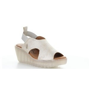 women's white wedge sandal