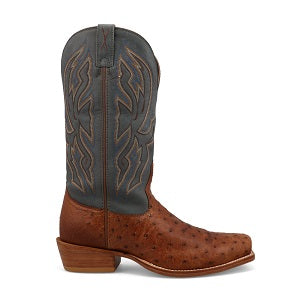 Twisted X  13" Exotic Full Quill Ostrich Men's Western Boot Square Toe