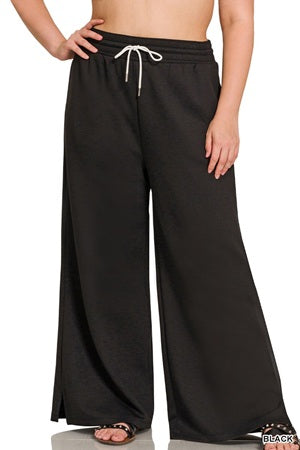 Zenana Plus Drawstring Pant