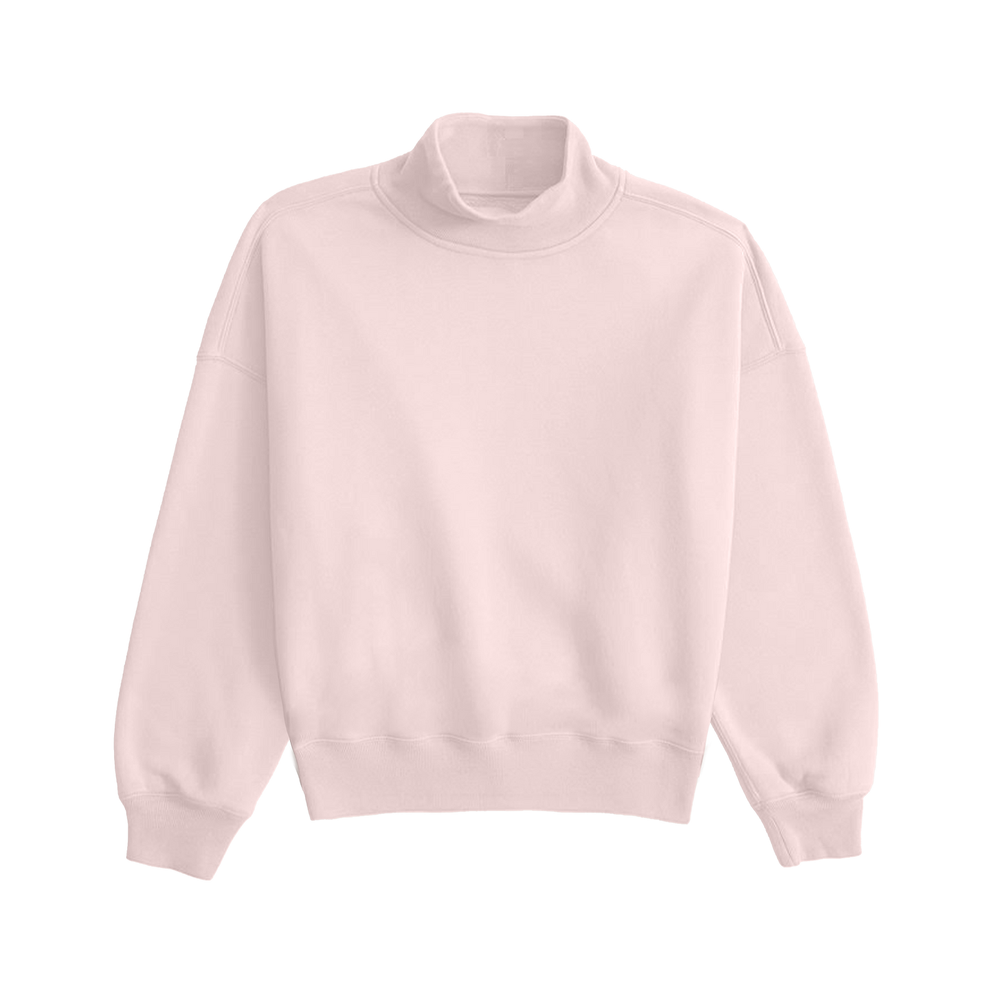 Pink sweater on a white background