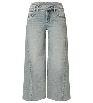 Silver Suki Wide Leg Crop