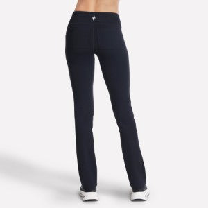 Black leggings worn by a person on a white background