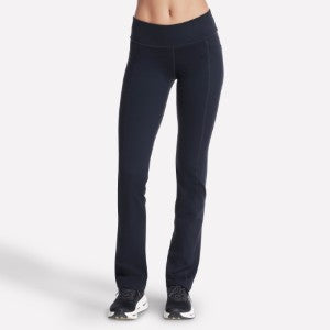 Black leggings worn by a person on a white background