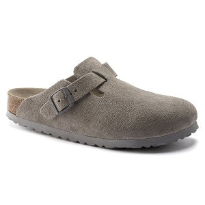 BIRKENSTOCK Boston Women's Suede Stone Coin Clog