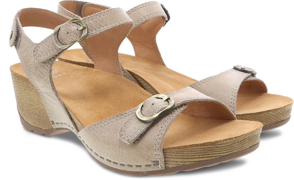 DANSKO Tricia Linen Women's Wedge Sandal 1709441600