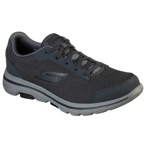 SKECHERS Go Walk Men's Demitasse Charcoal/Black Sneaker 55519_CCBK