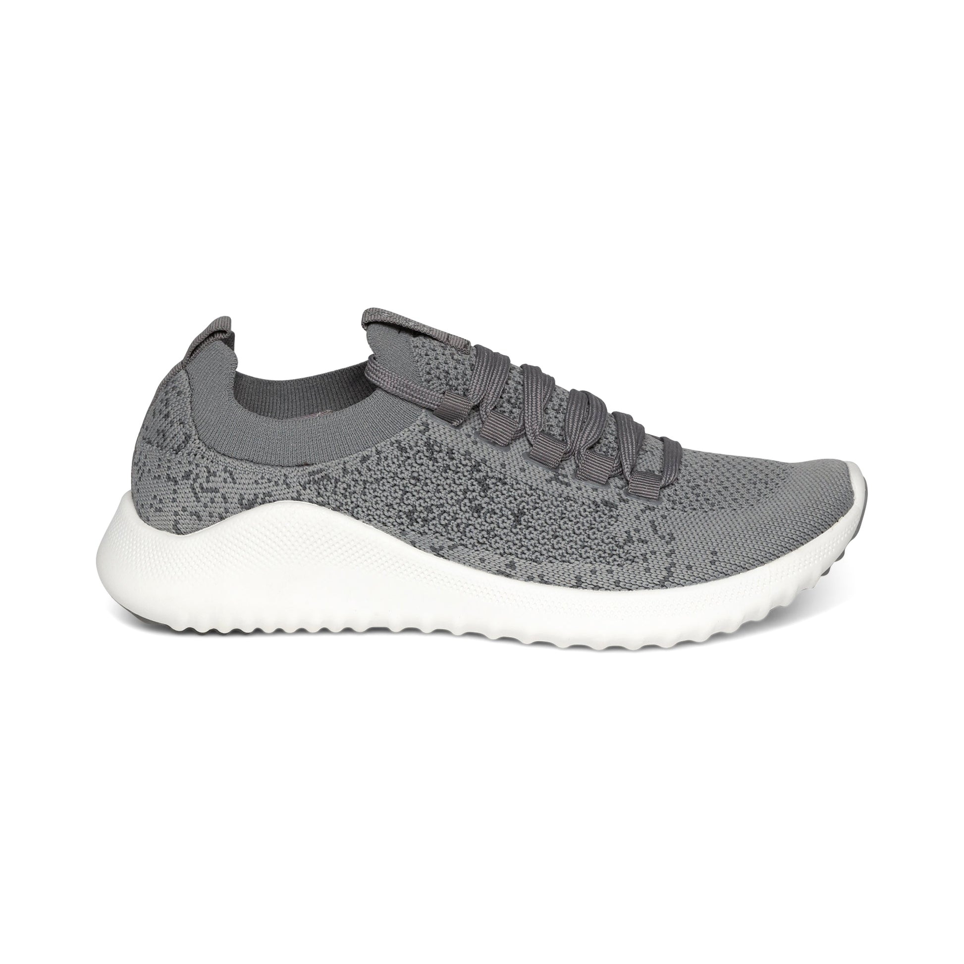 AETREX Carley Women's Grey Lace Up Arch Support Sneaker AS106