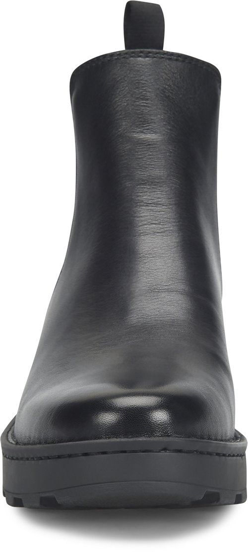 born womens black leather boots