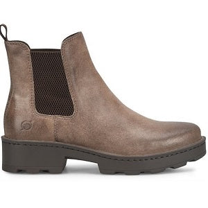 Women's Chelsea boot with hand-finished leather and a grippy, flexible outsole