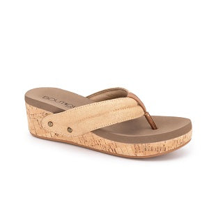 CORKY'S Wish Women's Rose Gold Thong Style Comfort Sandal