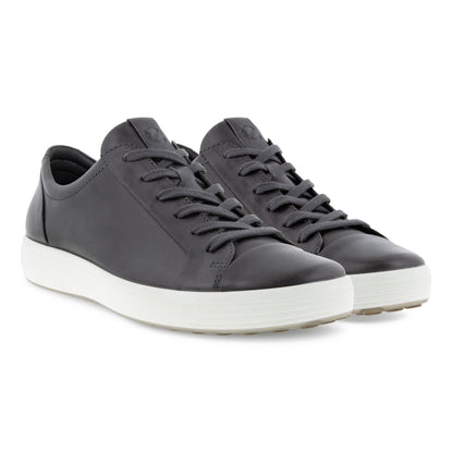 ECCO Soft 7 City Sneaker Men's Cognac or Titanium Leather Sneaker