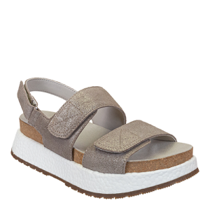 OTBT Wandering Women's Silver Adjustable Strap Sandal